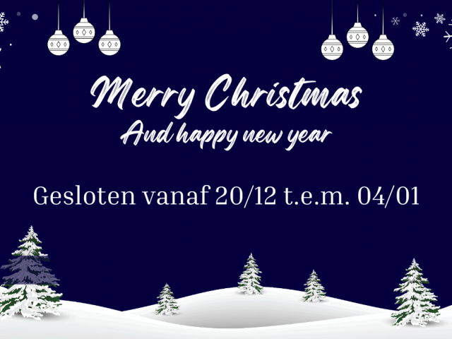 Kerstsluiting 2025